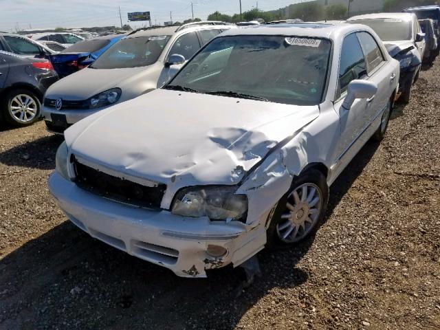 KMHFU45E54A332943 - 2004 HYUNDAI XG 350 WHITE photo 2