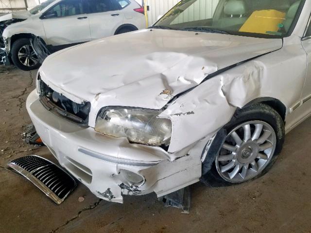 KMHFU45E54A332943 - 2004 HYUNDAI XG 350 WHITE photo 9