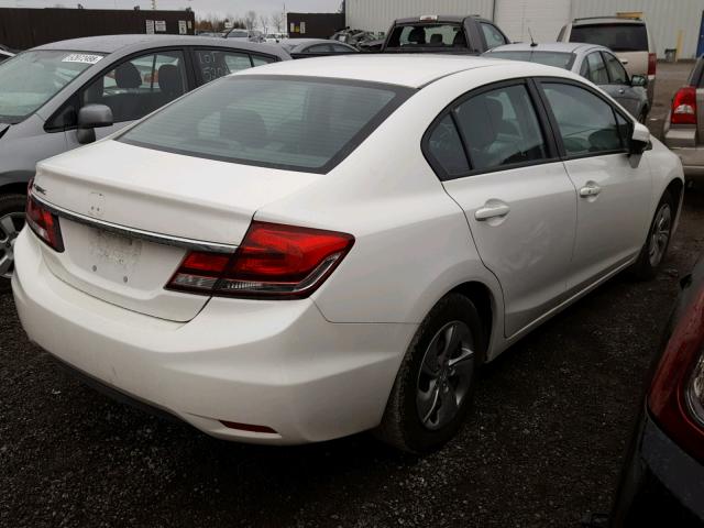 2HGFB2F5XFH021429 - 2015 HONDA CIVIC LX WHITE photo 4