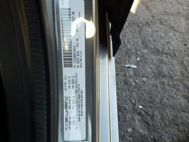 1C3CCBBB8CN106318 - 2012 CHRYSLER 200 TOURIN GRAY photo 10