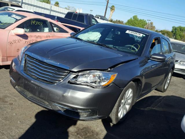 1C3CCBBB8CN106318 - 2012 CHRYSLER 200 TOURIN GRAY photo 2