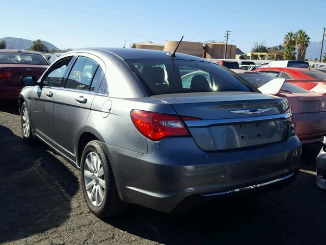 1C3CCBBB8CN106318 - 2012 CHRYSLER 200 TOURIN GRAY photo 3