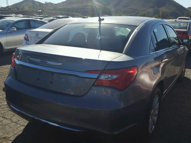 1C3CCBBB8CN106318 - 2012 CHRYSLER 200 TOURIN GRAY photo 4