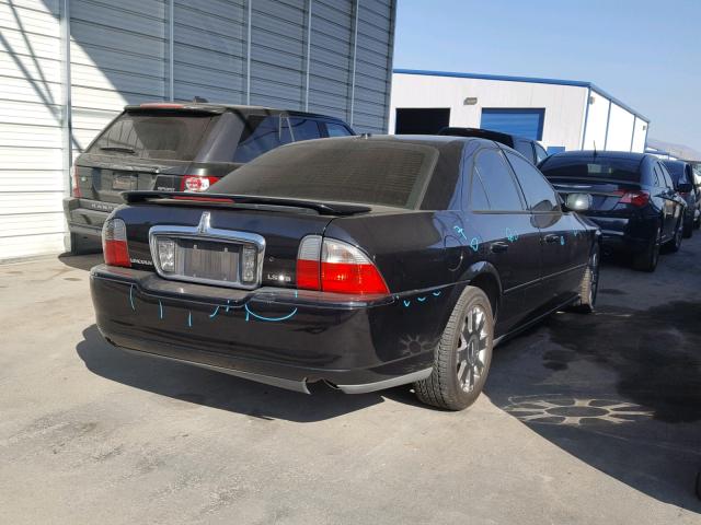 1LNHM87A05Y614605 - 2005 LINCOLN LS BLACK photo 4