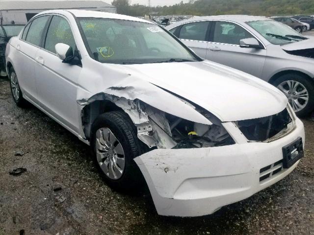 1HGCP26359A190795 - 2009 HONDA ACCORD LX WHITE photo 1