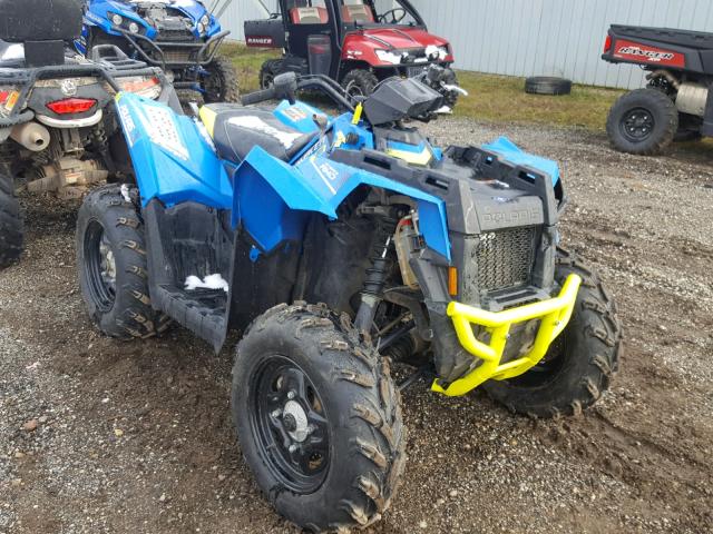 4XASVA852JB134960 - 2018 POLARIS SCRAMBLER BLUE photo 1