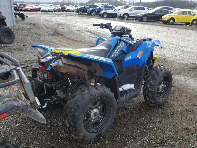 4XASVA852JB134960 - 2018 POLARIS SCRAMBLER BLUE photo 4