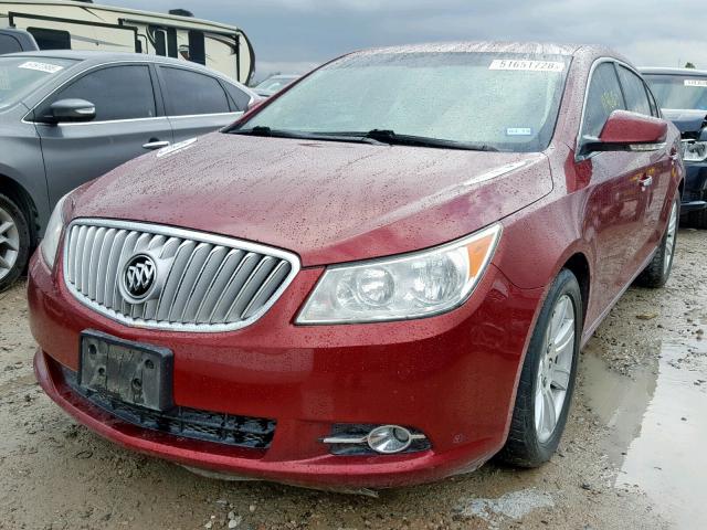 1G4GC5EDXBF327340 - 2011 BUICK LACROSSE C BURGUNDY photo 2