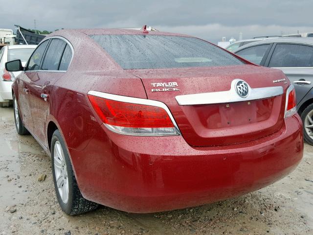 1G4GC5EDXBF327340 - 2011 BUICK LACROSSE C BURGUNDY photo 3