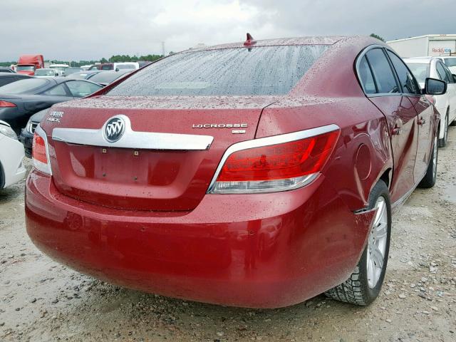 1G4GC5EDXBF327340 - 2011 BUICK LACROSSE C BURGUNDY photo 4