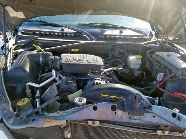 1D7HE28N95S122485 - 2005 DODGE DAKOTA QUA GRAY photo 7