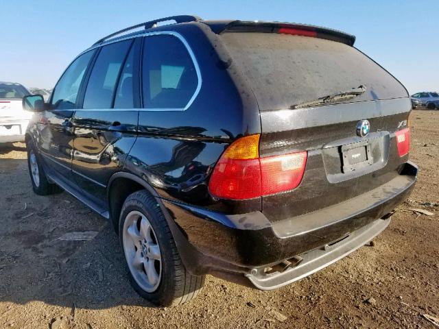 WBAFB33511LH22073 - 2001 BMW X5 4.4I BLACK photo 3