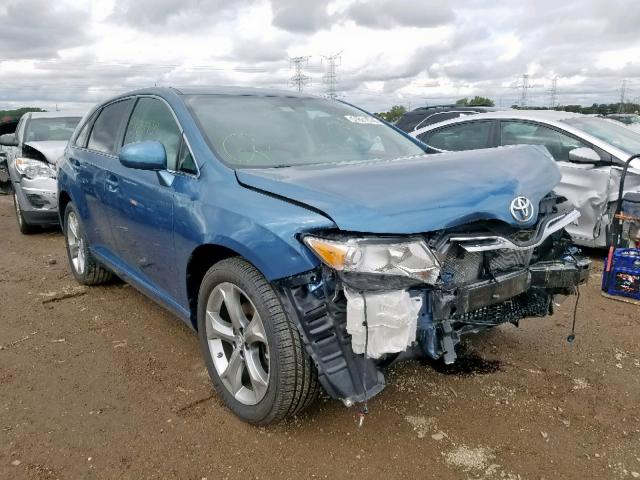 4T3ZK3BB8CU047892 - 2012 TOYOTA VENZA LE BLUE photo 1