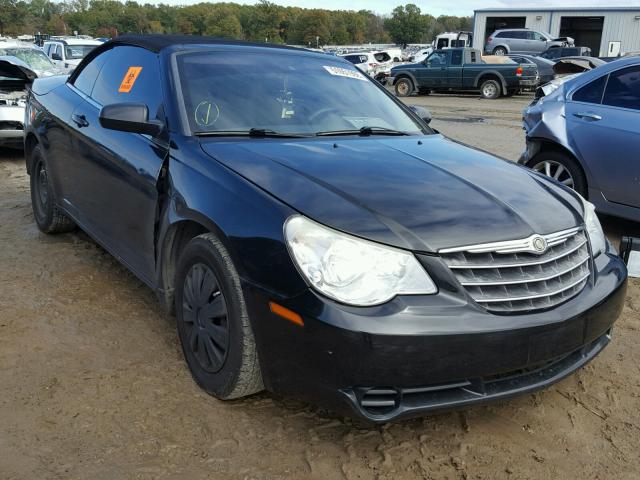 1C3BC4EB7AN140346 - 2010 CHRYSLER SEBRING LX BLACK photo 1