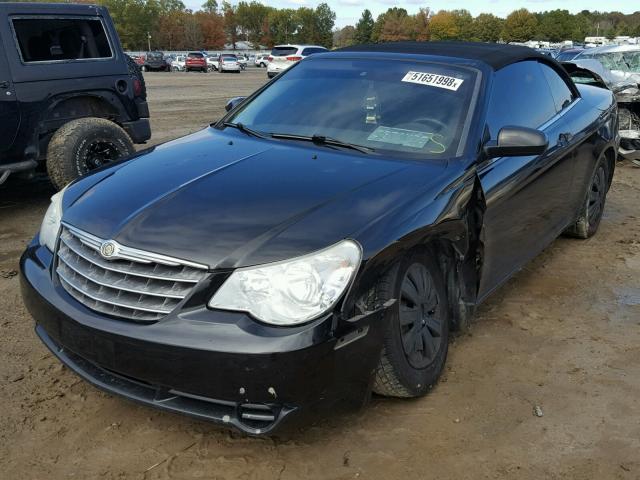 1C3BC4EB7AN140346 - 2010 CHRYSLER SEBRING LX BLACK photo 2