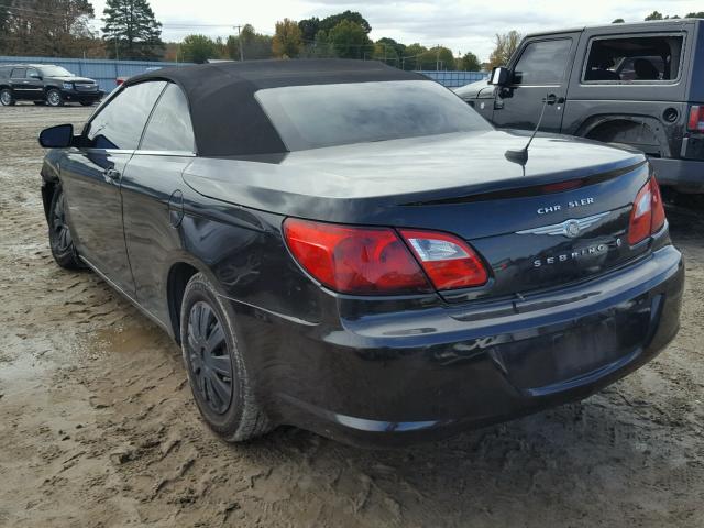 1C3BC4EB7AN140346 - 2010 CHRYSLER SEBRING LX BLACK photo 3