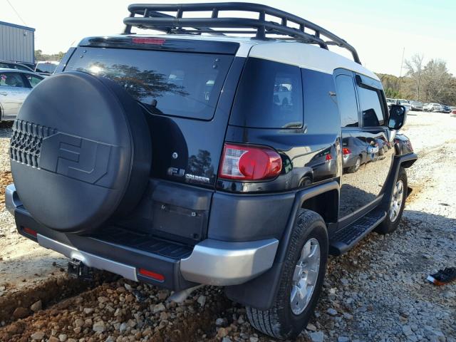 JTEZU11F98K005519 - 2008 TOYOTA FJ CRUISER BLACK photo 4