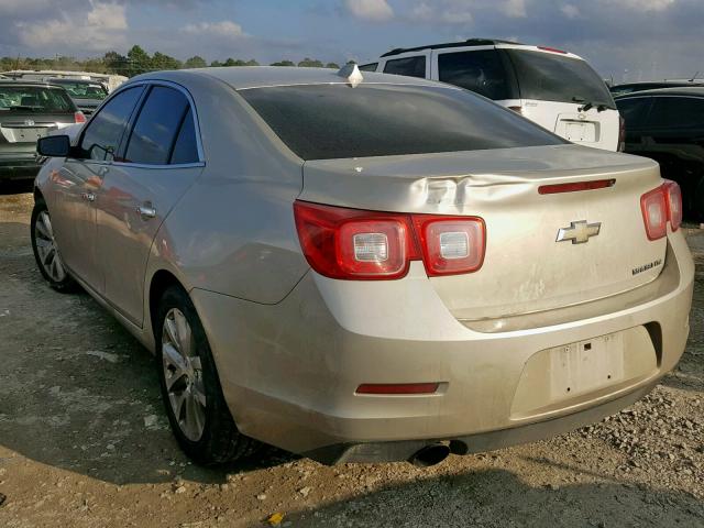 1G11H5SAXDF277105 - 2013 CHEVROLET MALIBU LTZ BEIGE photo 3