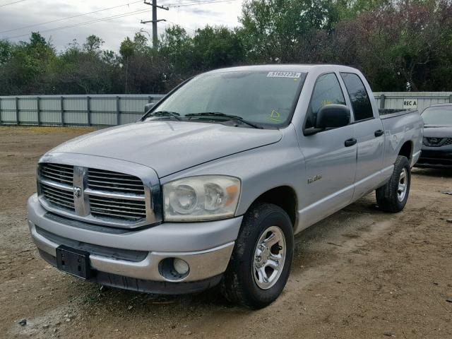 1D7HA18N88S537663 - 2008 DODGE RAM 1500 S SILVER photo 2