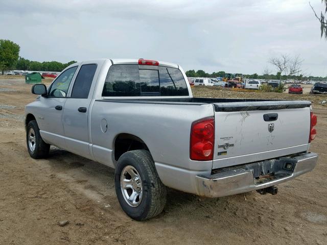 1D7HA18N88S537663 - 2008 DODGE RAM 1500 S SILVER photo 3