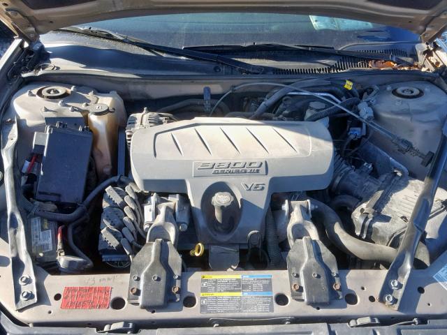 2G2WP552571166840 - 2007 PONTIAC GRAND PRIX TAN photo 7