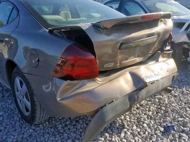 2G2WP552571166840 - 2007 PONTIAC GRAND PRIX TAN photo 9