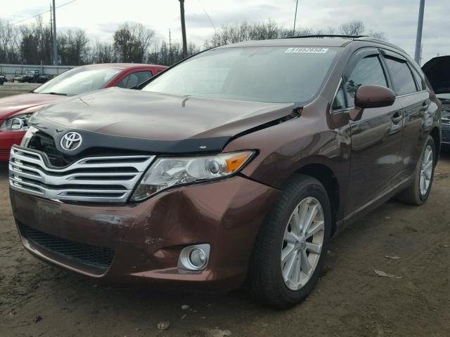 4T3ZE11A59U016290 - 2009 TOYOTA VENZA BASE BROWN photo 2