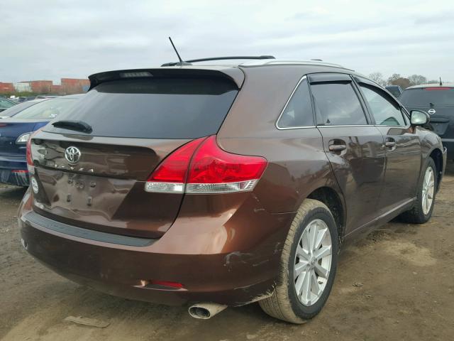 4T3ZE11A59U016290 - 2009 TOYOTA VENZA BASE BROWN photo 4