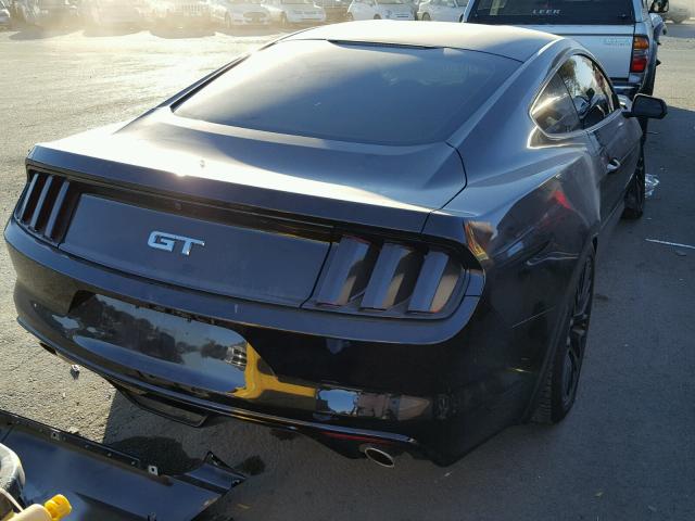 1FA6P8CF4G5334359 - 2016 FORD MUSTANG GT BLACK photo 4