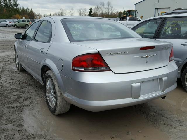 1C3EL56R55N657469 - 2005 CHRYSLER SEBRING TO SILVER photo 3