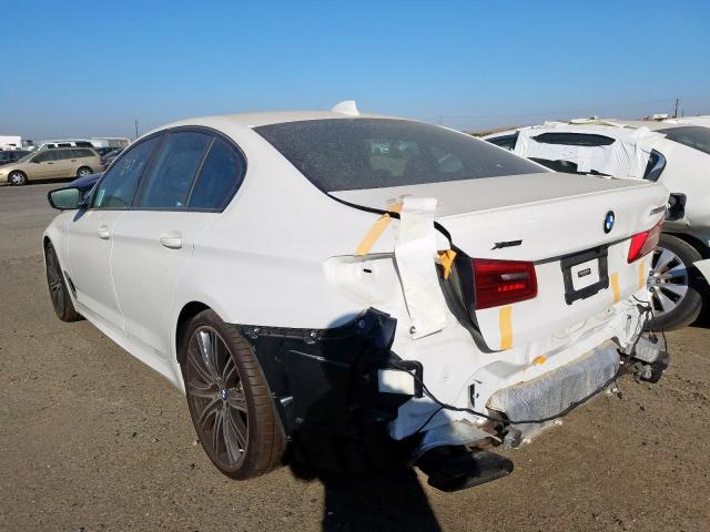WBAJB9C51KB464235 - 2019 BMW M550XI WHITE photo 3