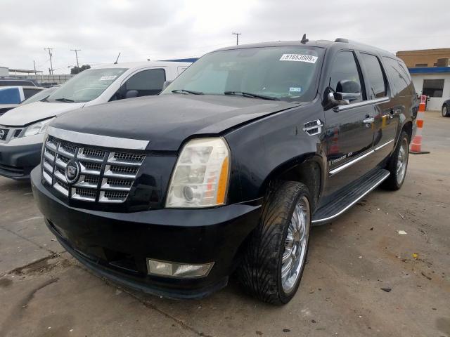 1GYFK668X7R205670 - 2007 CADILLAC ESCALADE E BLACK photo 2