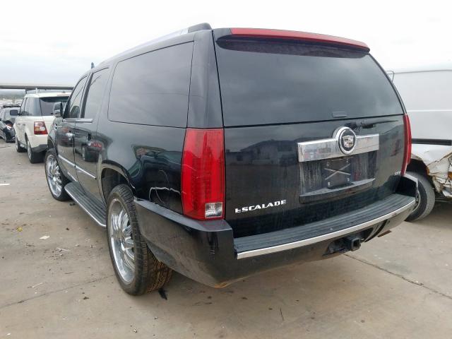 1GYFK668X7R205670 - 2007 CADILLAC ESCALADE E BLACK photo 3