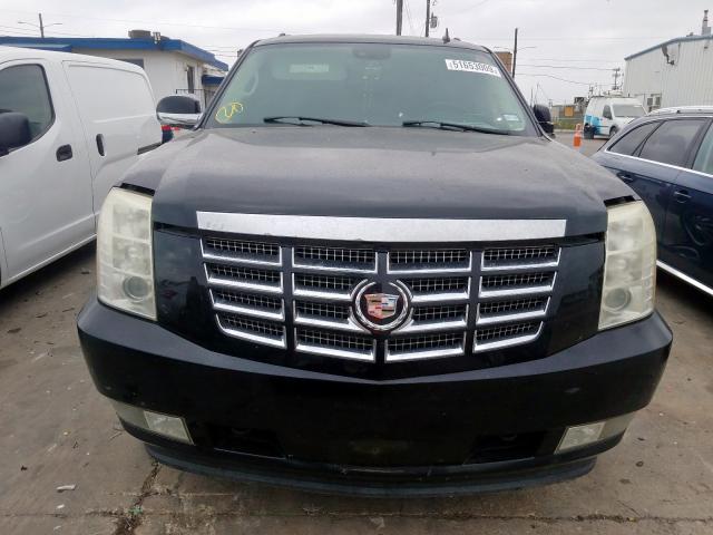 1GYFK668X7R205670 - 2007 CADILLAC ESCALADE E BLACK photo 9