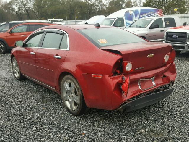 1G1ZC5E03CF256454 - 2012 CHEVROLET MALIBU 1LT RED photo 3