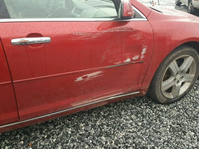 1G1ZC5E03CF256454 - 2012 CHEVROLET MALIBU 1LT RED photo 9