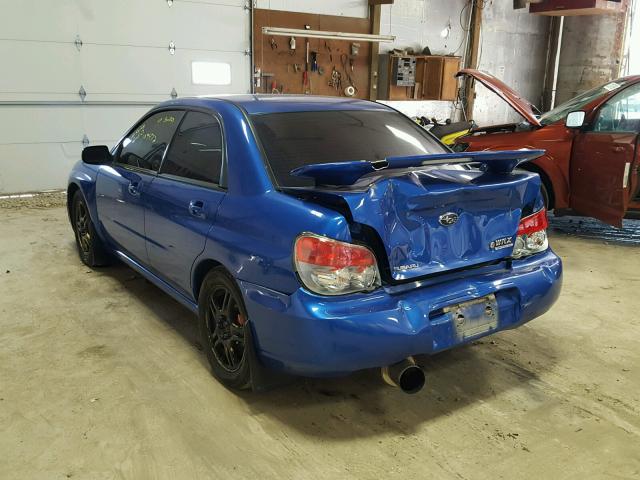 JF1GD79636G511761 - 2006 SUBARU IMPREZA WR BLUE photo 3