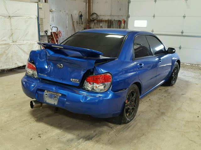 JF1GD79636G511761 - 2006 SUBARU IMPREZA WR BLUE photo 4