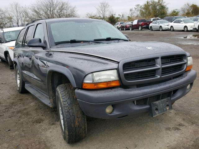 1D4HS38NX3F625492 - 2003 DODGE DURANGO SP GRAY photo 1