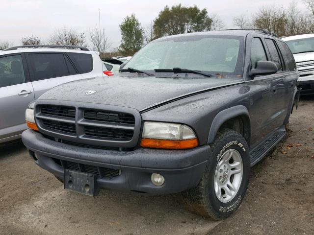 1D4HS38NX3F625492 - 2003 DODGE DURANGO SP GRAY photo 2