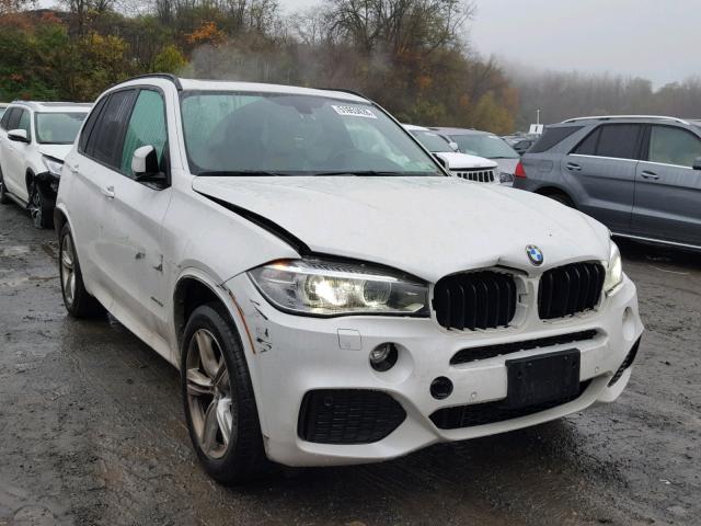 5UXKR0C5XF0K57308 - 2015 BMW X5 XDRIVE3 WHITE photo 1