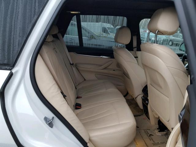 5UXKR0C5XF0K57308 - 2015 BMW X5 XDRIVE3 WHITE photo 6