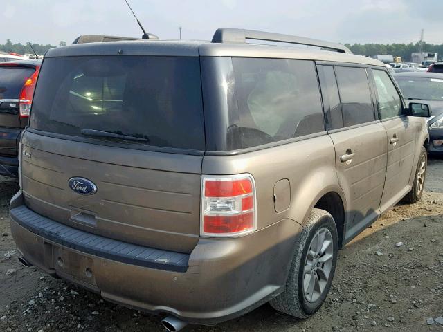 2FMGK5B85EBD12230 - 2014 FORD FLEX SE BROWN photo 4