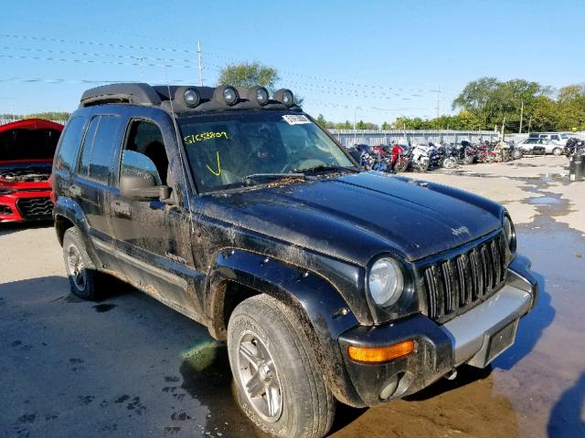 1J4GL38K24W258188 - 2004 JEEP LIBERTY RE BLACK photo 1