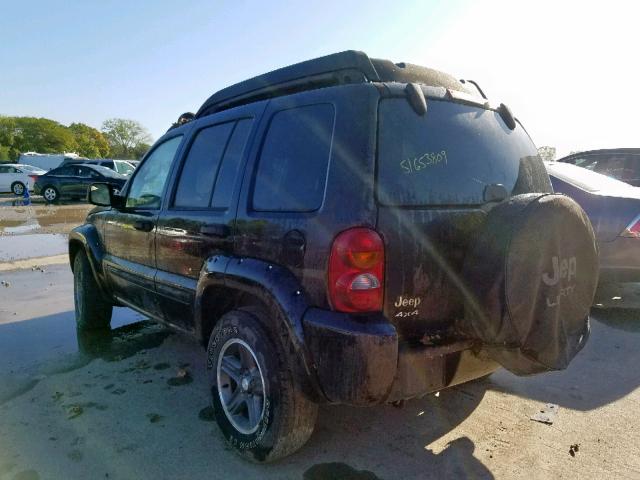 1J4GL38K24W258188 - 2004 JEEP LIBERTY RE BLACK photo 3