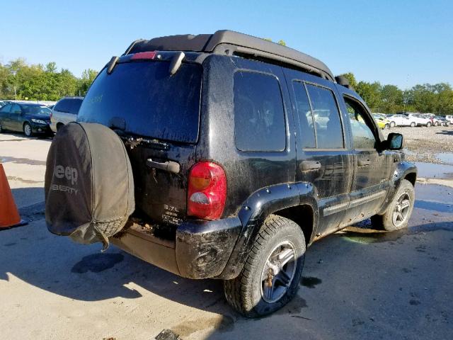 1J4GL38K24W258188 - 2004 JEEP LIBERTY RE BLACK photo 4