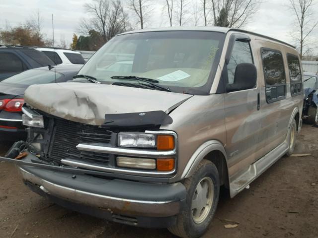 1GBFG15R2Y1222701 - 2000 CHEVROLET EXPRESS G1 BEIGE photo 2