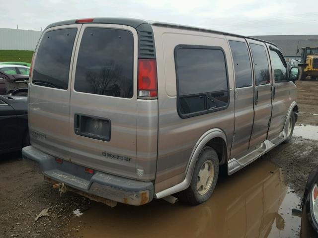 1GBFG15R2Y1222701 - 2000 CHEVROLET EXPRESS G1 BEIGE photo 4