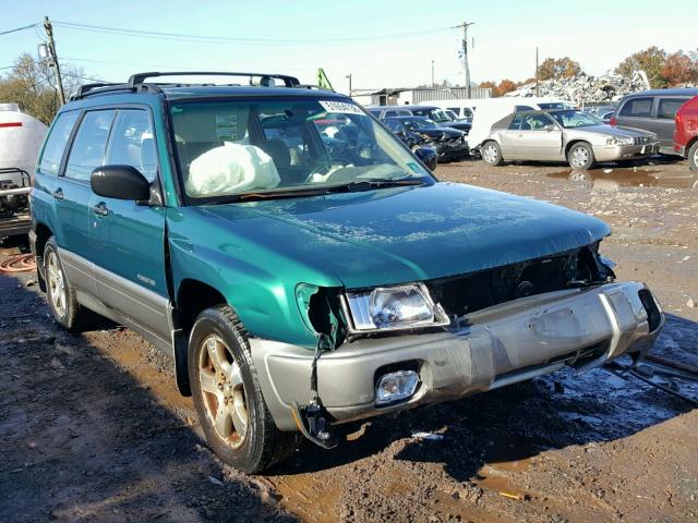 JF1SF6556XH730348 - 1999 SUBARU FORESTER S GREEN photo 1