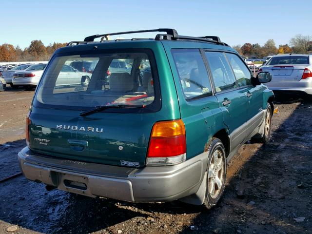 JF1SF6556XH730348 - 1999 SUBARU FORESTER S GREEN photo 4